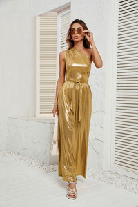 2024 primavera y verano nuevo comercio exterior <span class=keywords><strong>tirantes</strong></span> <span class=keywords><strong>de</strong></span> mujer traje sexy mono espalda abierta cintura Pantalones <span class=keywords><strong>de</strong></span> pierna ancha vestido - Product Image 4
