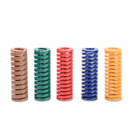 Ressorts hélicoïdaux de compression en acier au carbone bleu, vert et jaune du fabricant Heli Spring, fabriqués à Zhejiang