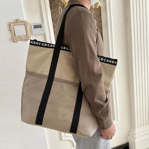 Bolsas de Mano Personalizadas con Logotipo, Bolsas de Viaje Impermeables y Aisladas de Oxford, con Logotipo Bordado, para Mujer - Product Image 6