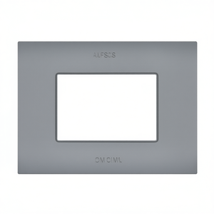 Plaque grise 3 voies compatible avec Vimar Arke - Product Image 2