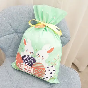 Easter Day Party Gift Bags Fashion Funny Custom-made Gift Package Drawstring Present Pouches