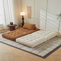 Unité de canapé modulaire librement combinable, chaise longue carrée empilable avec coussin, sièges modulaires simples pour la détente en intérieur