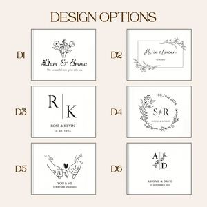 Libro de Visitas Personalizado para Bodas, Moderno, de Tapa Dura, con Páginas en Blanco para Mensajes, Elegante, para Recepción o Aniversario - Product Image 5