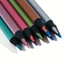 Crayons de couleur en bois noir et métal de haute qualité, personnalisés, pour enfants - Product Image 4