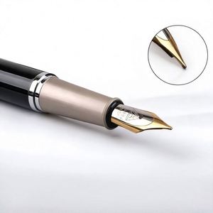 High-quality Luxury Metal Fountain <b>Pen</b> with logo Business Signature Metal <b>Pen</b> Black Custom <b>Pen</b> Suitable for Corporate Gifting - Product Image 4