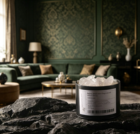 Diffuseur d'arômes en cristal de verre de luxe, ensemble cadeau de parfum d'intérieur naturel et écologique avec huile essentielle