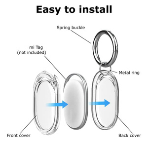 Capa Protetora para Xiaomi Tag Holder Locator, <span class=keywords><strong>Anti</strong></span>-riscos, Impermeável, Chaveiro, Capa <span class=keywords><strong>Anti</strong></span>-perda para Smarttag - Product Image 3