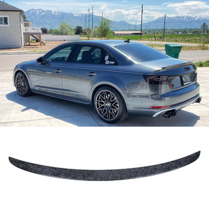 Alerón Trasero de Fibra de Carbono Forjado Real Estilo S para A4/S4 B9 B9.5, 2017-2024 - Product Image 1