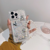 Prix de gros 3 en 1 avec chaîne Bling Poupée 3D étui de téléphone portable antichoc pour SAM S25 Edge