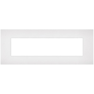 Plaque blanche 7 voies compatible avec Vimar Arke - Product Image 1