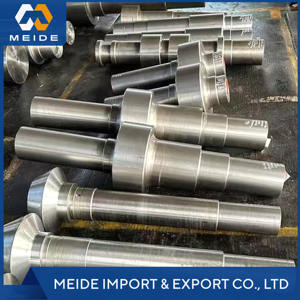 Eje de forja de acero de aleación de carbono, Eje estriado de paso excéntrico con componentes de núcleo de engranaje de rodamiento, husillo forjado para turbina eólica - Product Image 5