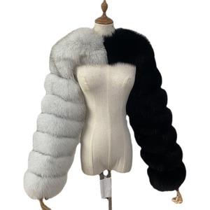 Fall Winter Keep Warm <strong>Faux</strong> <strong>Fur</strong> <strong>Shrug</strong> Top for Women Plus Size Thick <strong>Faux</strong> <strong>Fur</strong> Ong Sleeve Crop Top - Product Image 5