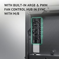 Boîtier PC Antec Flux Pro Metal Full-Tower Extended ATX, 6 ventilateurs PWM, flux d'air élevé, USB3.0 frontal X2, Type-C, radiateur 420 mm, affichage de la température