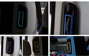 Nouveaux accessoires intérieurs de voiture G <span class=keywords><strong>Class</strong></span> W463A W464 2019, couvre-haut-parleur lumineux Berlin Sound Glow Horn et <span class=keywords><strong>a</strong></span>érateur lumineux de pilier B - Product Image 6