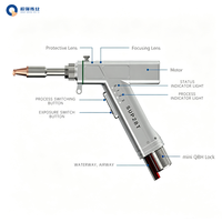 Tête de soudage laser portative CQWY SUP28T 3000W (quatre en un) utilisant le mini-connector QBH