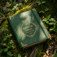 Carnet en cuir A5 à couverture rigide, pages lignées, durable et portable, personnalisable, idéal pour les étudiants – Vente directe usine