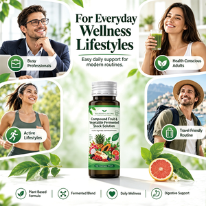Bebida de Jugo de Frutas y Vegetales Fermentados, Botellas de 30 ml, a Base de Plantas, Apoyo Digestivo, Bebida Diaria para el Bienestar, Paquete de 6 - Product Image 5
