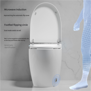 โถสุขภัณฑ์อัตโนมัติแบบชิ้นเดียว ยี่ห้อ No Water Press Limited รุ่น Sanitary Wares Smart - Product Image 5