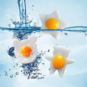 لعبة ضغط البيض المقلي الواقعية ، كرة مبتكرة لتخفيف التوتر ، تخفيف الضغط على البيض من الجل الناعم ، مسكن للإجهاد - Product Image 4