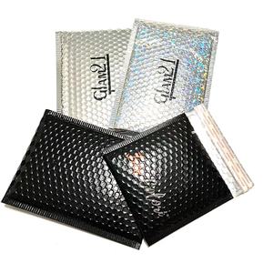 Phong Bì Bong Bóng Bưu Phẩm Ploy Kim Loại Biểu Tượng Tùy Chỉnh Túi Thư Bong Bóng Giấy Vàng Hồng Túi Gửi Thư Vận Chuyển - Product Image 3