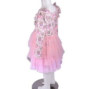 Vestido de Tul con Diseño Personalizado al por Mayor para Niñas, Bebés y Niñas Pequeñas, Vestido de Otoño con Lazo Decorativo para el Día de San Valentín - Product Image 3