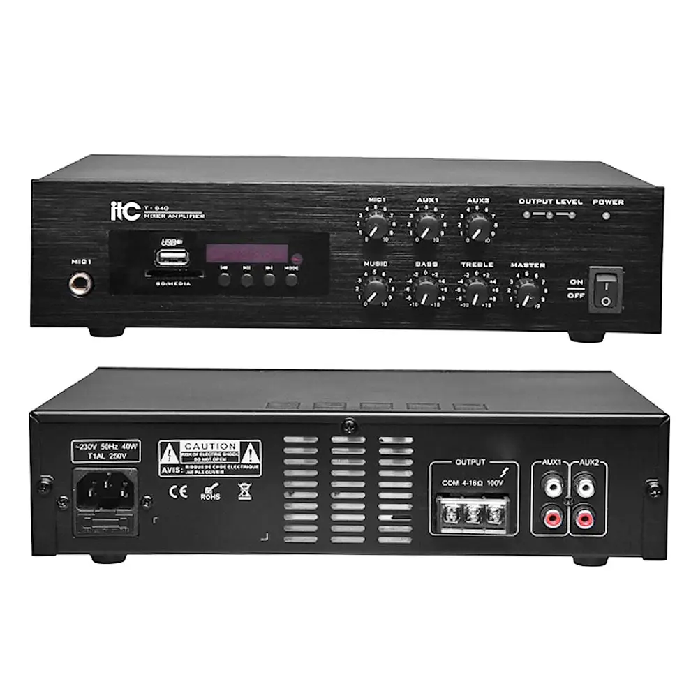 Best quality amplificador mixer power AmplIfier with MP3