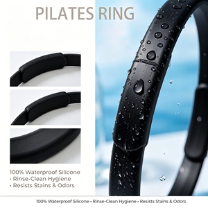 Anillo de Pilates Mágico Resistente con Doble Asa para Yoga, Accesorios de Fitness para Entrenamiento, Anillo de Pilates con Logotipo - Product Image 3