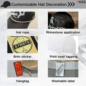 Gorra de Béisbol Deportiva de 5 Paneles, Estilo Mexicano, de Algodón, Personalizable, Ajustable, para Exteriores, Protección Solar, Venta al Por Mayor de Fábrica, OEM ODM - Product Image 4