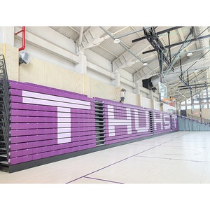 Tribunes télescopiques électriques rétractables, sièges de stade pliables avec couleur et quantité personnalisées pour gymnase intérieur - Product Image 5