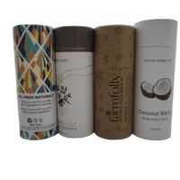 Tube de déodorant en papier personnalisé 100 % sans plastique, écologique, zéro déchet, conteneur de parfum solide à poussoir