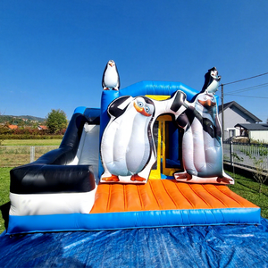 Castillo inflable con tobogán, brincolín inflable comercial para niños. - Product Image 1