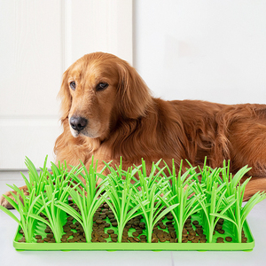 YS-New Pet Grass Silicone Slow Food Bowls จานเลียสำหรับสุนัข ป้องกันการสำลัก อาหารสัตว์เลี้ยงแบบยืดเวลาการกิน พร้อมจุกดูดสุญญากาศ - Product Image 1