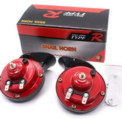 12V/24V Waterproof Snail Design Car and Motorcycle Iron Bass Horn Electric Gas Horn with Woofer Speaker Car Modification
