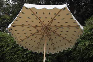 ร่มแพทริกแบบสั่งทำสำหรับรีสอร์ทสวนด้วยตนเองควบคุมด้วยตนเองรายการพิมพ์ขนาดใหญ่หรูหราทันสมัยกรอบไม้คลาสสิก - Product Image 2