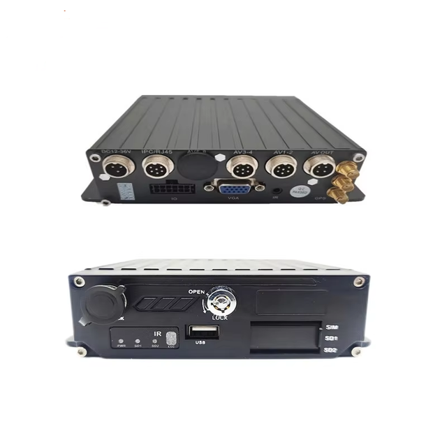 4 Channel AHD 1080P Dual SD Card Mobile DVR Vehicle Video Recorder Support 4G GPS WIFI Function CCTV System
