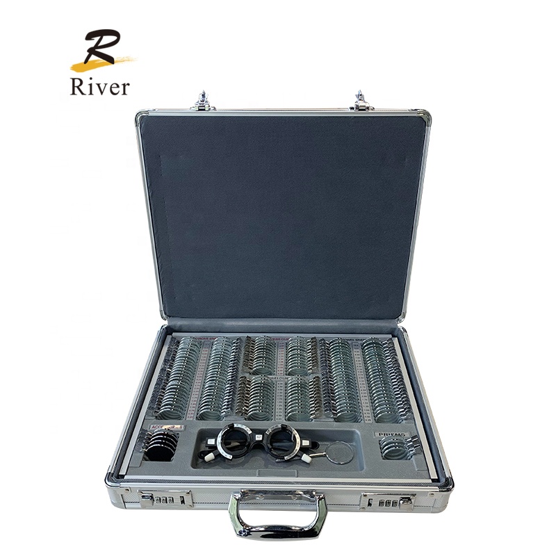 Горячая Распродажа оптометрическое оборудование пробный объектив Комплект пробный кадров JSC-158-A