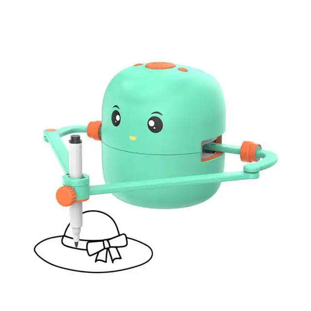 English Layout Automatic Drawing Robot Children's Technology Baby Automatic Painting Learning Machine Smart Toy Gift