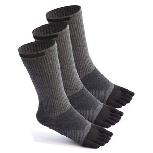 5 Toes Crew Cotton Athles <b>Running</b> <b>Socks</b> - Product Image 2