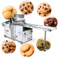 Machine automatique de découpe de biscuits pour pâtes à beurre molles, biscuits aux pépites de chocolat et aux cacahuètes