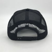 Gorra trasera de malla con logotipo bordado personalizado, gorra de camionero para hombre con logotipo bordado personalizado, gorra de béisbol de algodón con etiqueta privada de 5 paneles