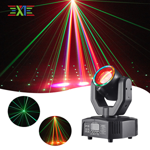 Super Mini 32W <strong>RGBW</strong> <strong>Moving</strong> Head Spotlight Compact DMX512 <strong>Control</strong> with <strong>Remote</strong> for Bar/Stage Lighting <strong>LED</strong> Laser Lights IP20 Rated - Product Image 1