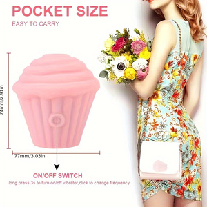 Vibrador vaginal recargable para mujer con forma de helado, juguete sexual con succionador de clítoris y estimulador de pezones, vibrador sexual. - Product Image 4