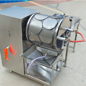 Semi-Automatic Middle Cooked <b>Chapati</b> Dough Sheeter Core Motor Lumpia Wrapper <b>Maker</b> 304 Stainless Steel 20 PCS/Min - Product Image 3