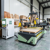 Routeur CNC automatique personnalisé pour le bois, avec changement d'outil, pour la découpe, le perçage, le fraisage, la gravure, équipement de travail du bois pour meubles