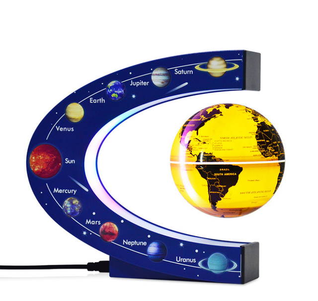 Flotation Ball Light Map Floating Display Levitation Globe Magnetic Levitation