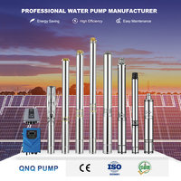 Pompe QNQ 0.55Kw 0.75Hp 3 pouces pompe de puits profond de forage submersible pompes à eau pour l'irrigation