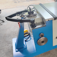 Machine de formage en spirale pour la fabrication d'angles de conduits ronds en aluminium galvanisé pour systèmes HVAC