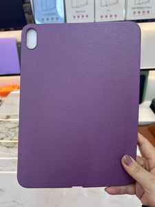 Coque plate anti-chute à motif litchi de couleur unie au design simple pour iPad Air 13 2024/iPad Pro 13 2024 <span class=keywords><strong>HONOR</strong></span> PAD X8PRO/X9 11.5 - Product Image 4