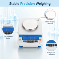 Balance électronique numérique portable de petite taille, balance numérique, balance électronique pour laboratoire et hôpital Cedrec Chine