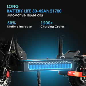 Monopattino Elettrico Hezzo all'Ingrosso, Spedizione Rapida UE/USA, Fuoristrada, Doppio Motore 6000W, Autonomia 80km - Product Image 4